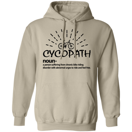 “Cycopath” Hoodie – Cozy and Fun for Bike Lovers | Hilarious Cycling Definition