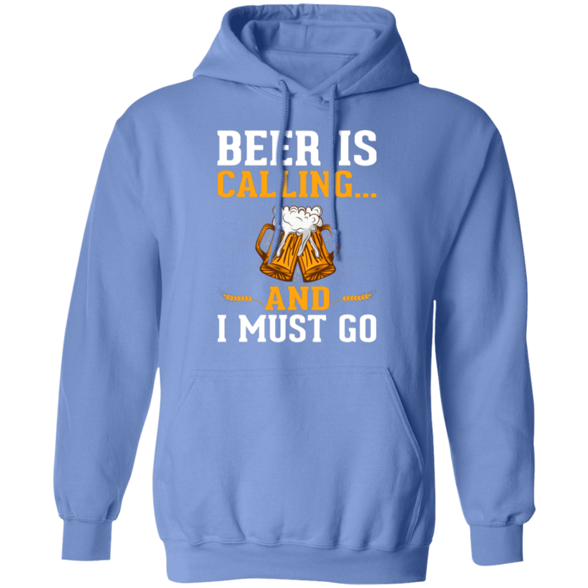 "Beer Is Calling...And I Must Go" Funny Hoodie – Cozy & Perfect for Beer Lovers & Happy Hour!