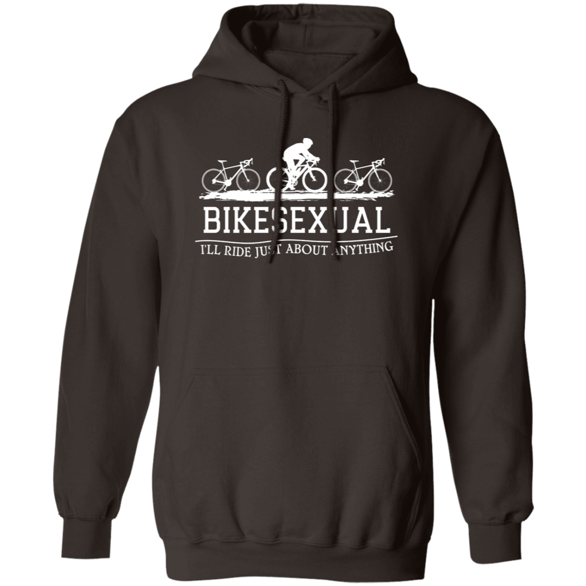 “Bikesexual” Hoodie – Warm Up with a Dash of Cycling Humor!