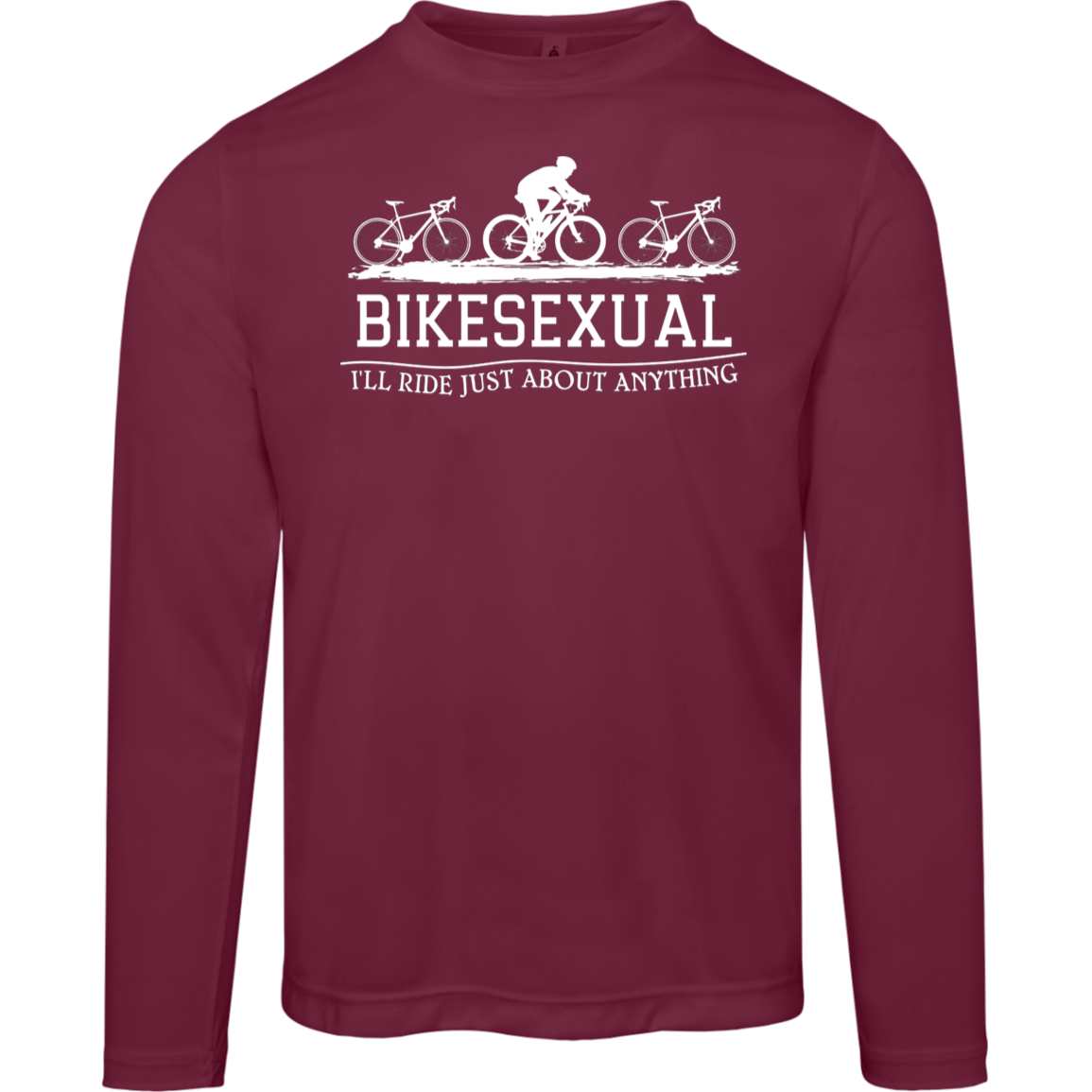 “Bikesexual” Funny Long Sleeved Tee – Stay Cool and Protected While You Ride!