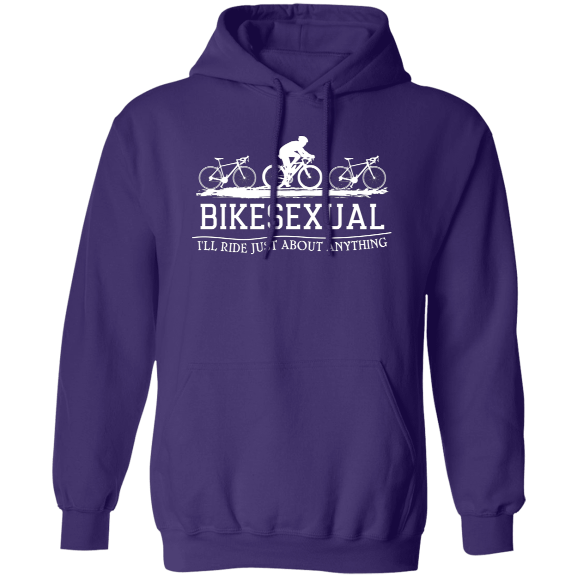 “Bikesexual” Hoodie – Warm Up with a Dash of Cycling Humor!