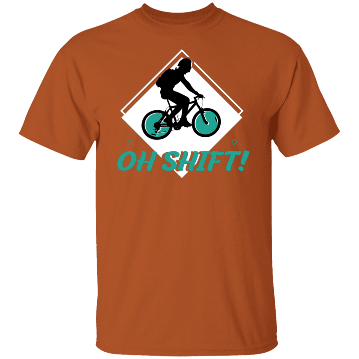 “Oh Shift!” Cycling T-Shirt – Funny & Stylish Gift for Bike Enthusiasts