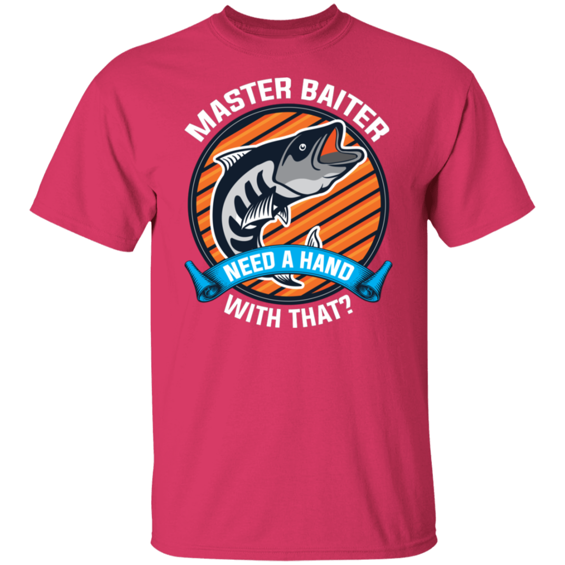 "Master Baiter" Fishing T-Shirt – Funny Gift for Anglers and Fishing Fans!