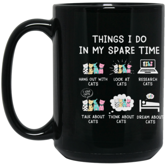 "Cat Lovers' Checklist" Mug – Purrfect Activities for Your Feline Obsession!