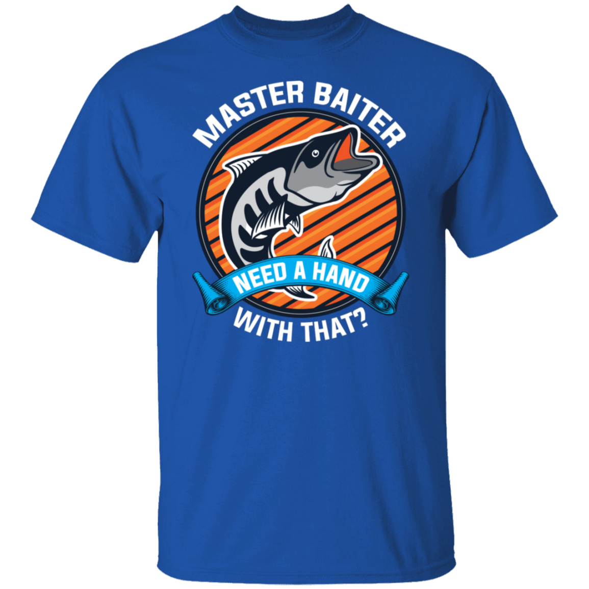 "Master Baiter" Fishing T-Shirt – Funny Gift for Anglers and Fishing Fans!