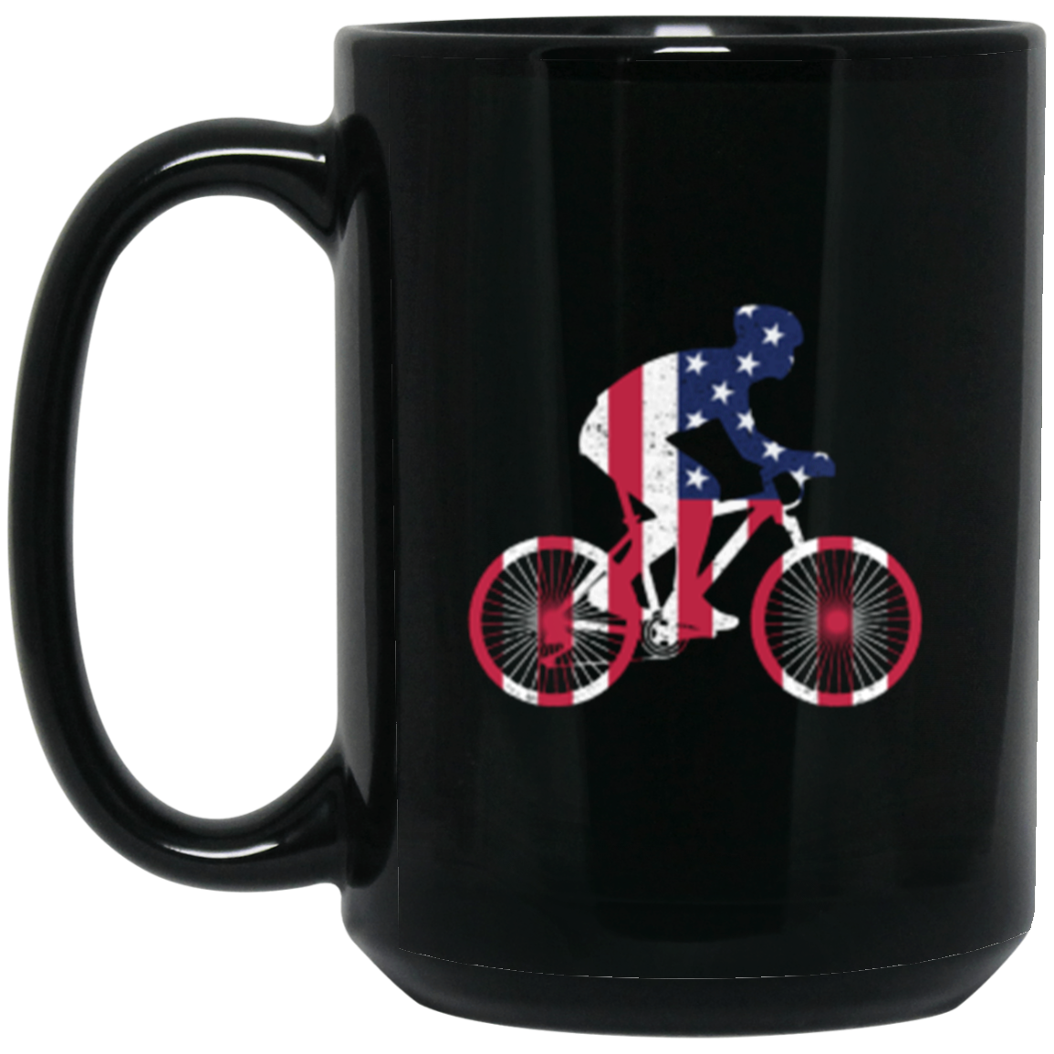 "Freedom Ride" Coffee Mug - Great Gift for Patriotic Cyclists!