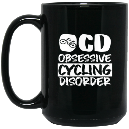 "OCD: Obsessive Cycling Disorder" Coffee Mug – Perfect Gift for Cycling Enthusiasts!