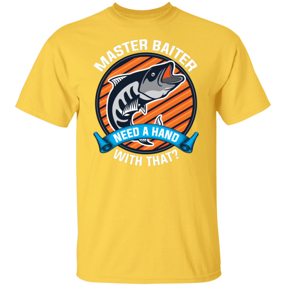 "Master Baiter" Fishing T-Shirt – Funny Gift for Anglers and Fishing Fans!