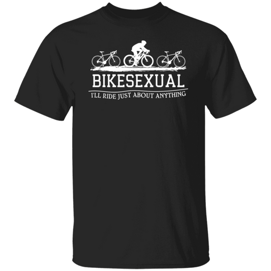 “Bikesexual” T-Shirt – Ride with A Sense of Humor! Funny Gift for Cyclists!