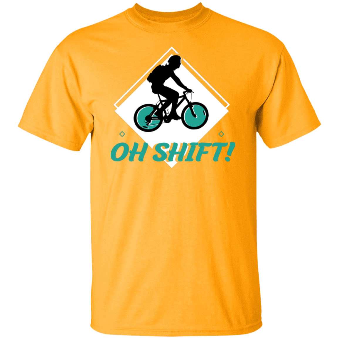 “Oh Shift!” Cycling T-Shirt – Funny & Stylish Gift for Bike Enthusiasts