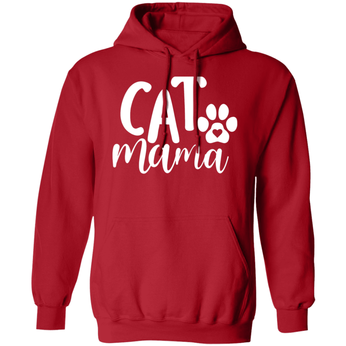 "Cat Mama" Hoodie – Cozy Up with a Heartfelt Paw Print!