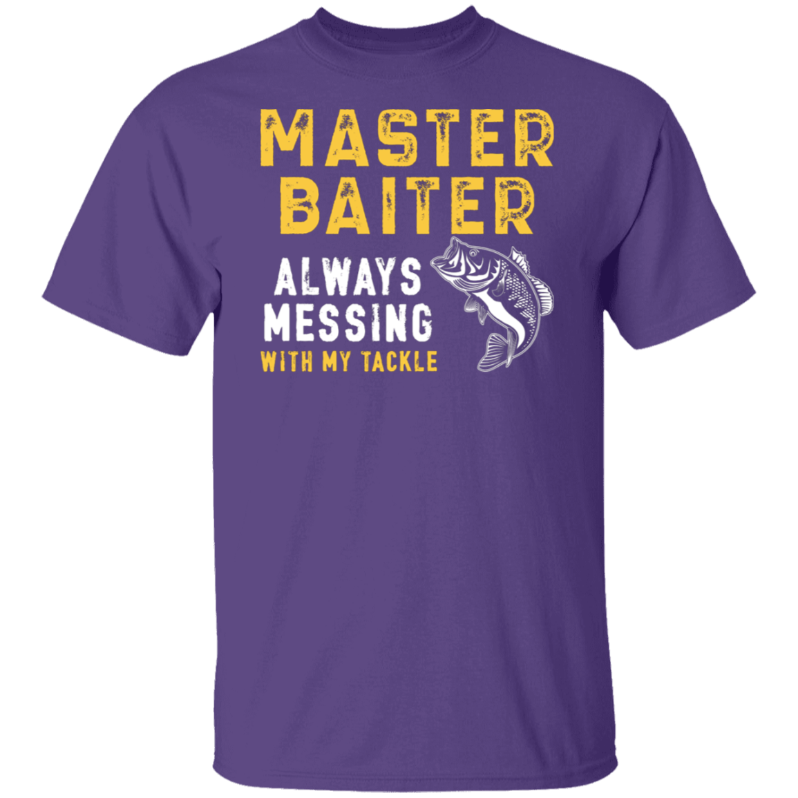 "Master Baiter" Fishing T-Shirt – Funny Angler Tee!