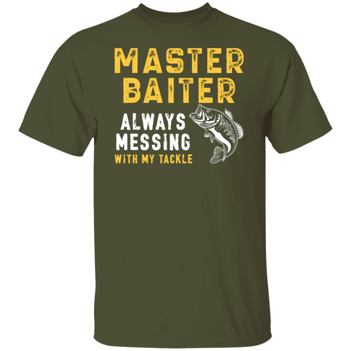 "Master Baiter" Fishing T-Shirt – Funny Angler Tee!