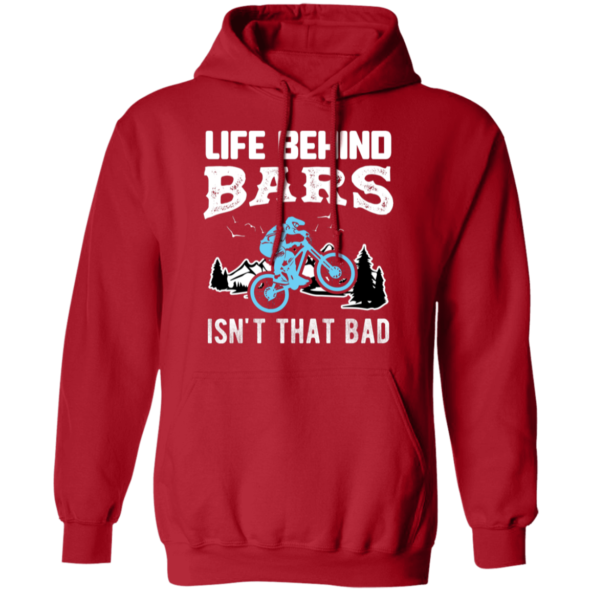 “Life Behind Bars Isn’t That Bad” Cycling Hoodie – Cozy and Stylish for Bike Lovers!