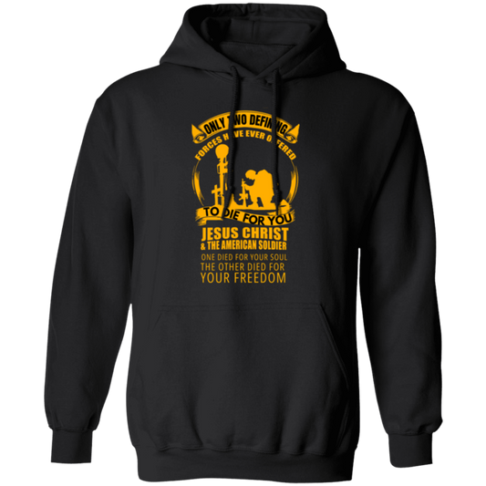 "Defenders of Faith & Freedom" Inspirational Patriotic Hoodie