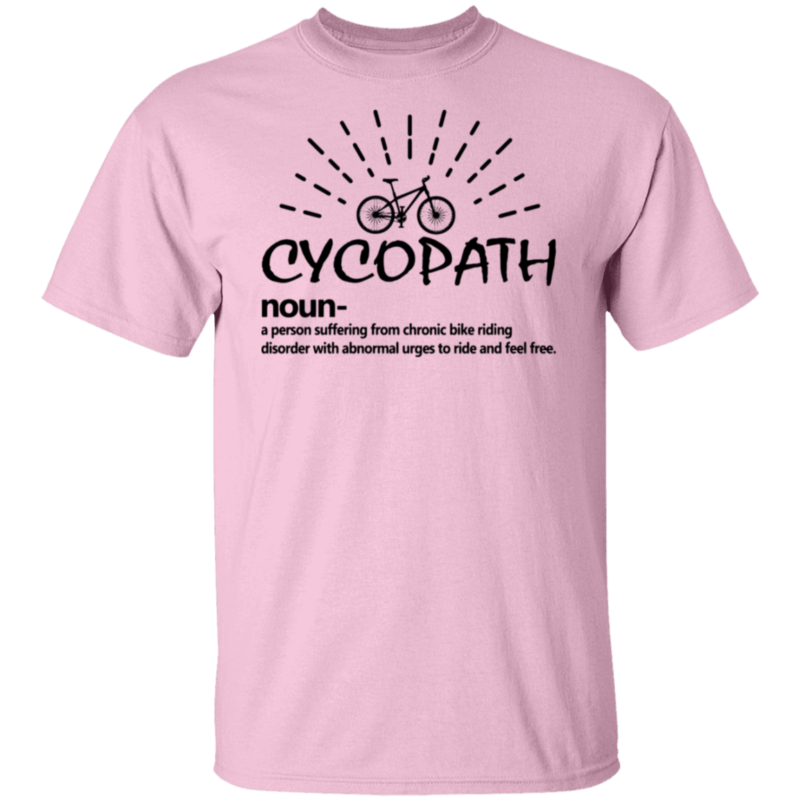 “Cycopath” T-Shirt – Perfect Gift for Bike Lovers | Hilarious Cycling Definition