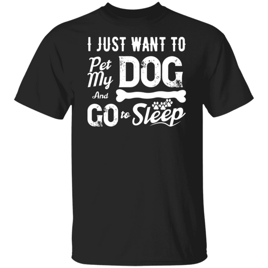 "Pet My Dog & Snooze" Tee – The Perfect Shirt for Dog Lovers & Sleep Enthusiasts!