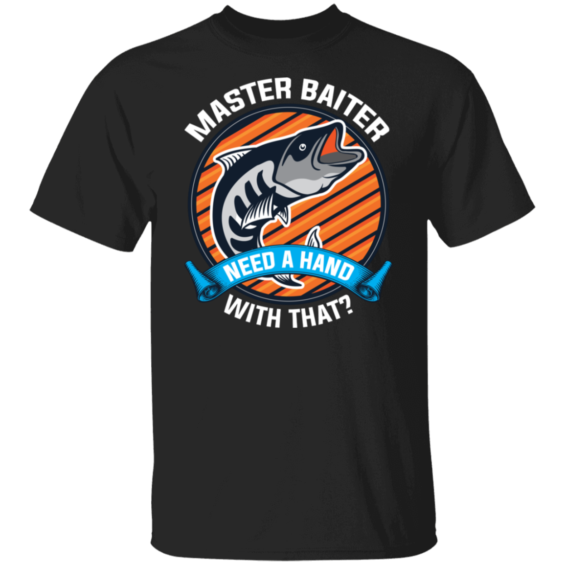 "Master Baiter" Fishing T-Shirt – Funny Gift for Anglers and Fishing Fans!