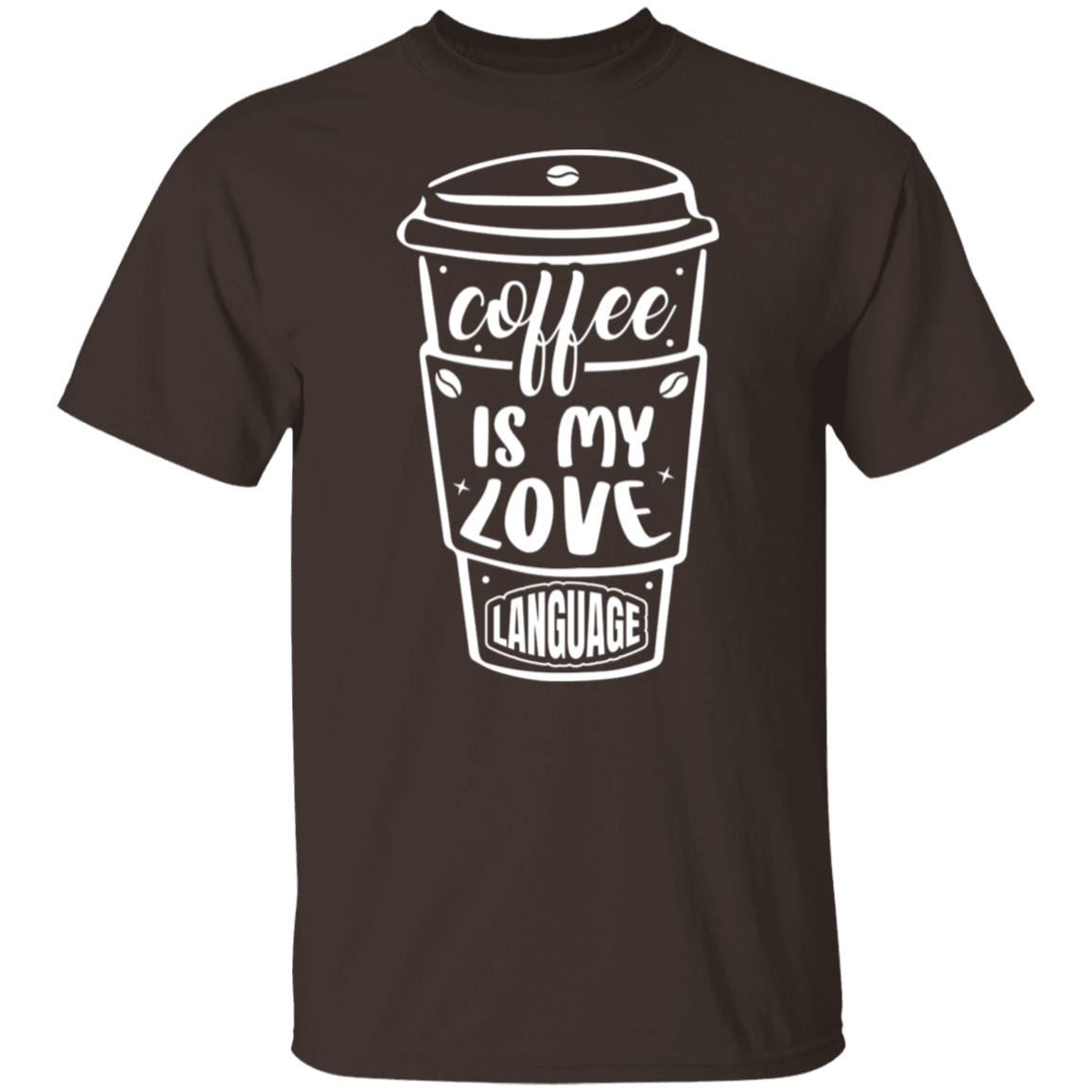 "Coffee Is My Love Language" T-Shirt – Perfect for Coffee Lovers!