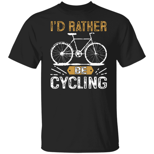 "I'd Rather Be Cycling" T-Shirt – Great Gift for Cyclists!