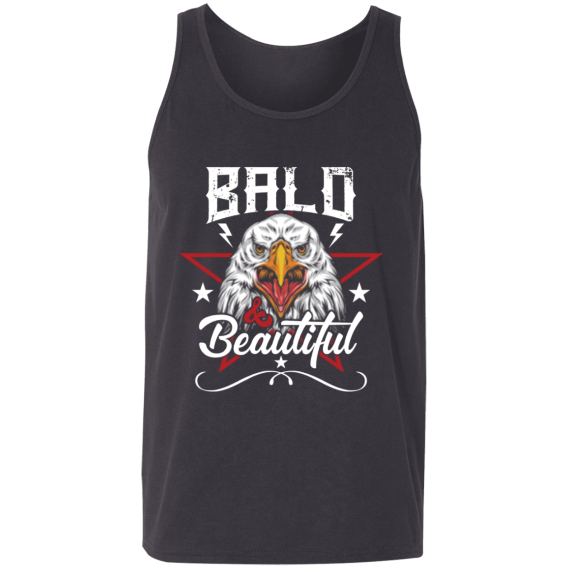 "Bald & Beautiful" - Patriotic Bald Eagle Tank Top