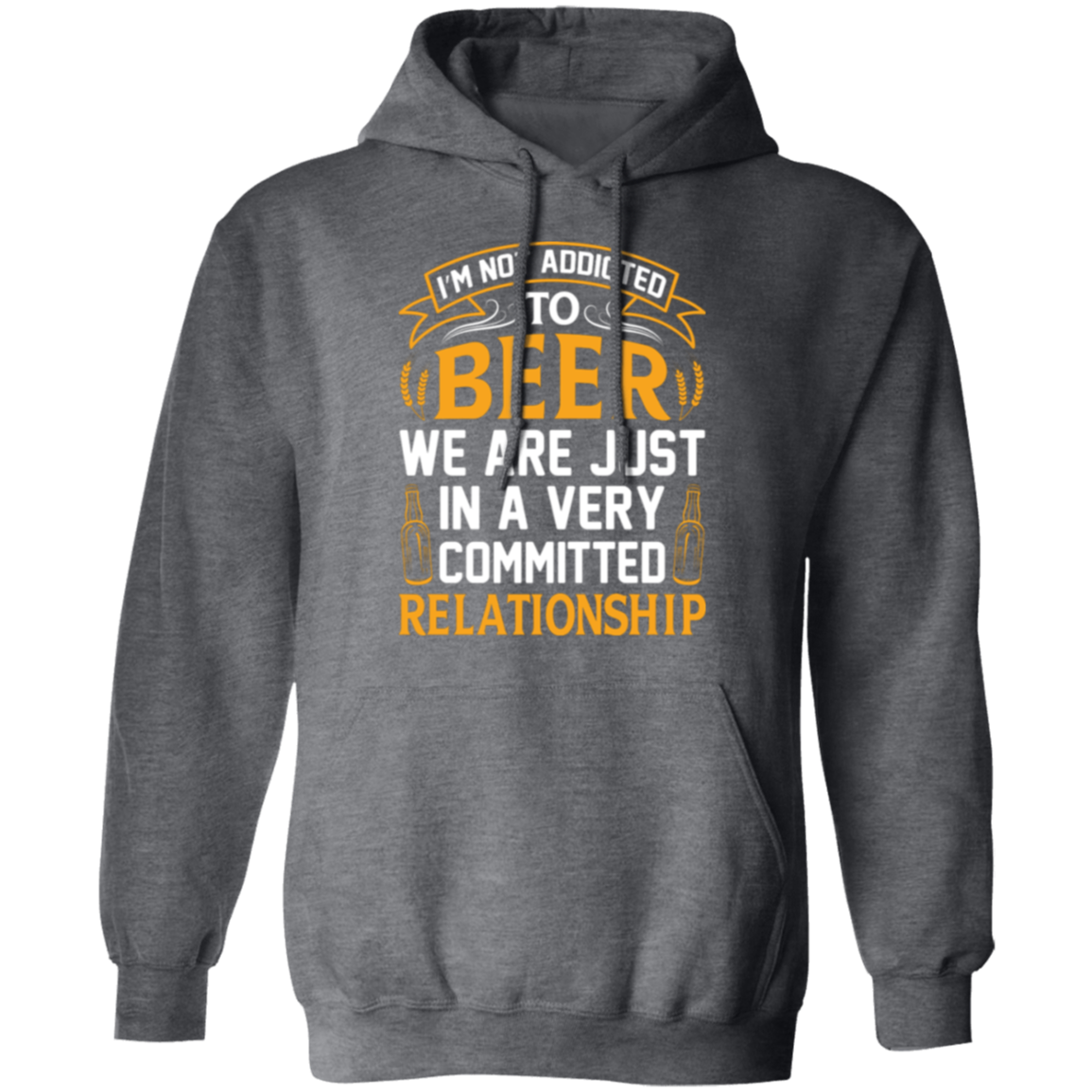 “Very Committed Relationship” Beer Lover’s Hoodie – Perfect for Happy Hour Vibes!