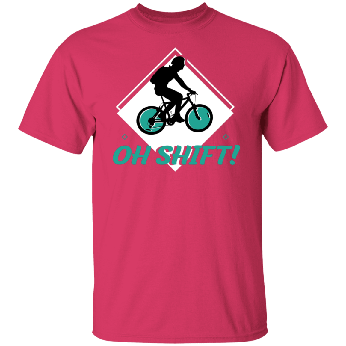 “Oh Shift!” Cycling T-Shirt – Funny & Stylish Gift for Bike Enthusiasts