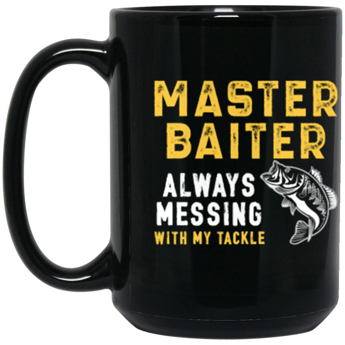 "Master Baiter" Fishing Mug – Hilarious Coffee Cup for Anglers!