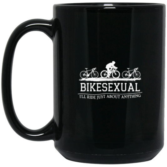 “Bikesexual” Coffee Mug – Perfect for Cyclists Who Love Every Ride!