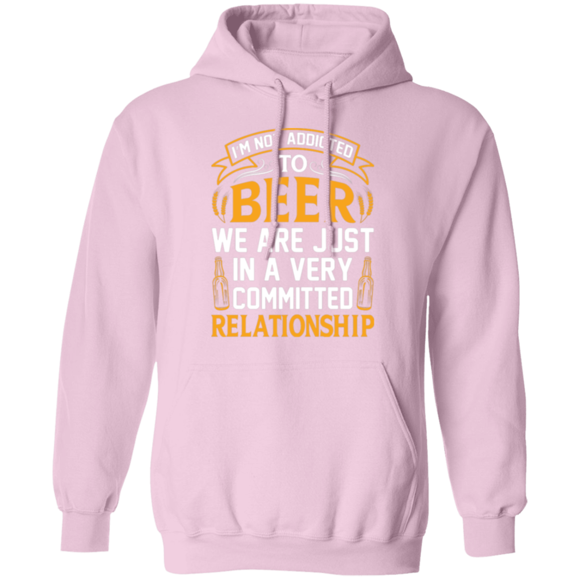 “Very Committed Relationship” Beer Lover’s Hoodie – Perfect for Happy Hour Vibes!