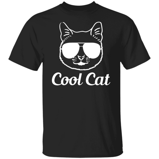 "Cool Cat" T-Shirt – Purrfectly Chill Vibes for Cat Lovers!