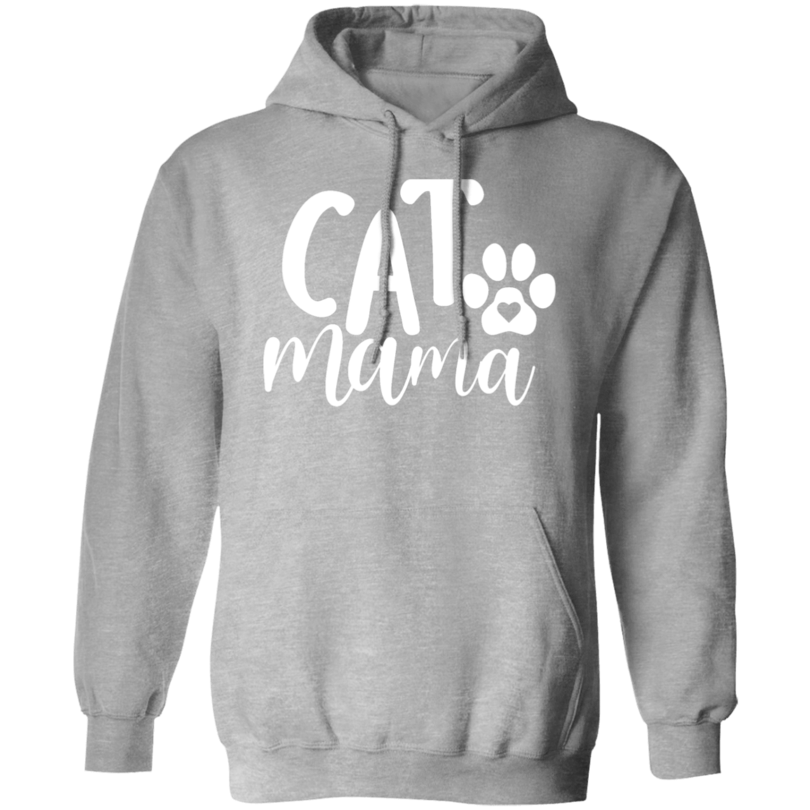 "Cat Mama" Hoodie – Cozy Up with a Heartfelt Paw Print!