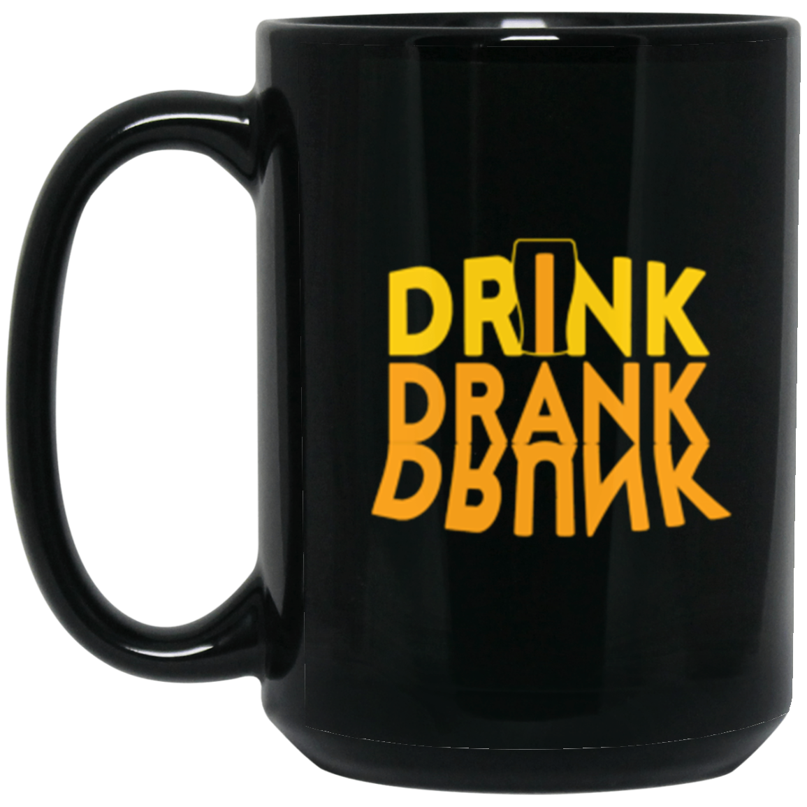 "Drink, Drank, Drunk" Funny Coffee Mug – Perfect for Beer Lovers and Happy Hour Enthusiasts