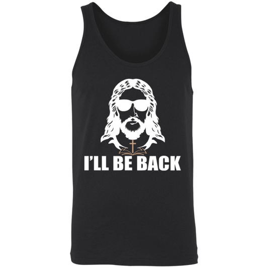 "I'll Be Back" - Jesus Christ Unisex Tank Top