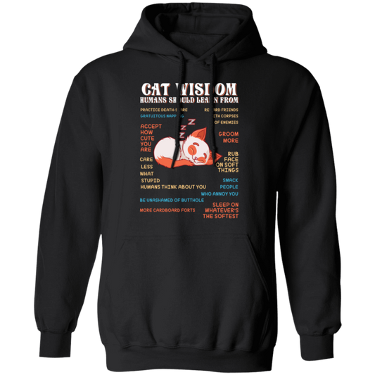 "Cat Wisdom" Hoodie: Cozy Up with Feline Life Lessons!