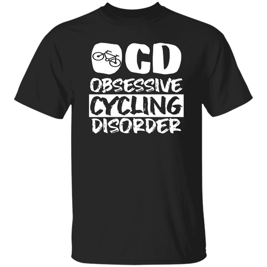 "OCD: Obsessive Cycling Disorder" T-Shirt – A Must-Have for Cycling Enthusiasts!