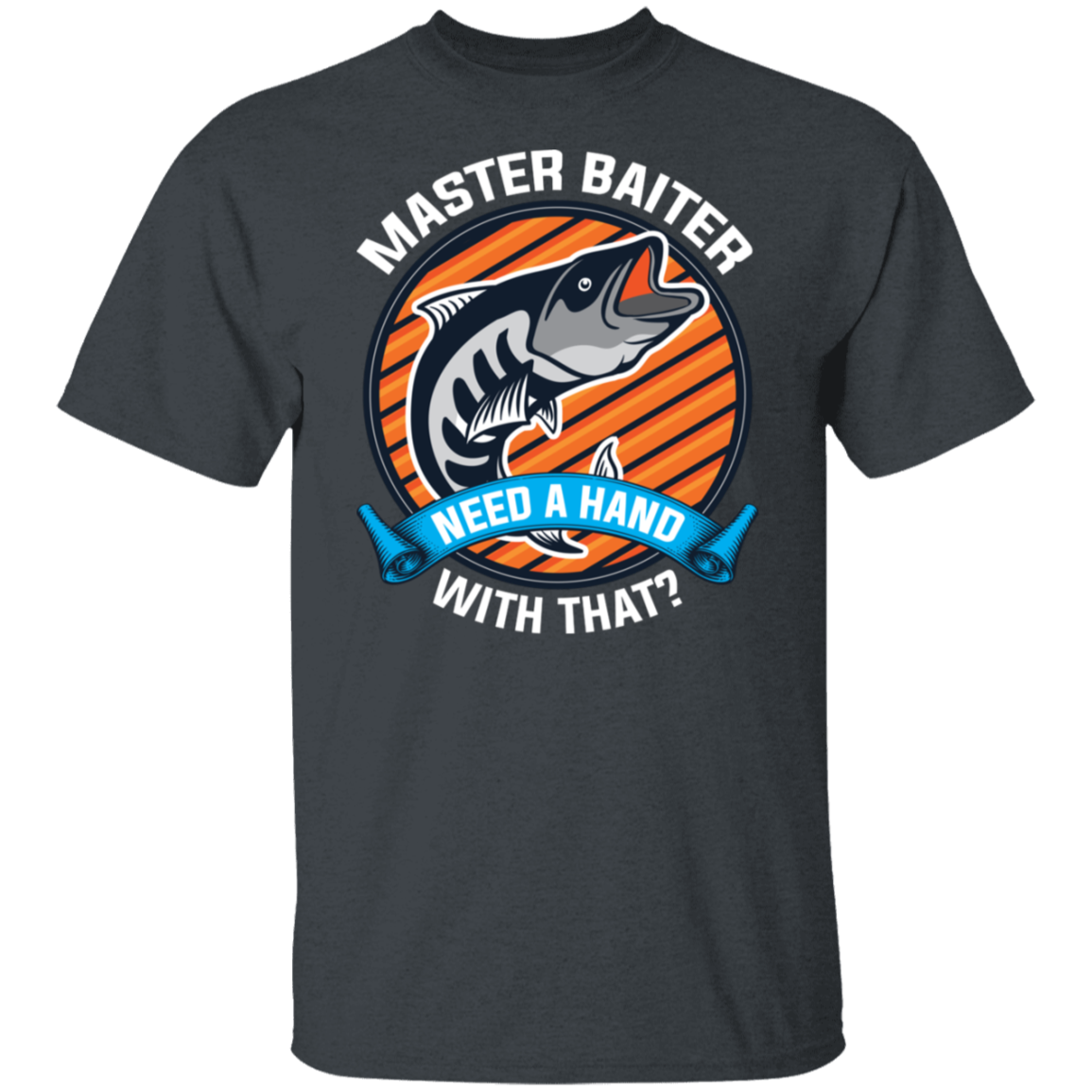 "Master Baiter" Fishing T-Shirt – Funny Gift for Anglers and Fishing Fans!