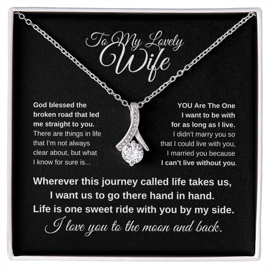 To My Lovely Wife - I Love You So Much l Alluring Beauty Necklace