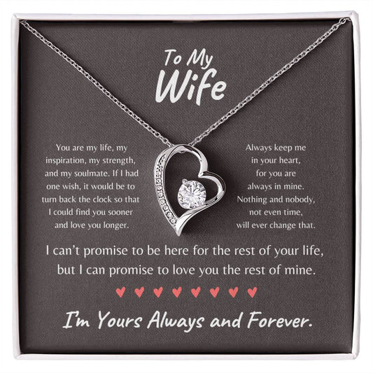 To My Wife - Always and Forever l Forever Love Necklace