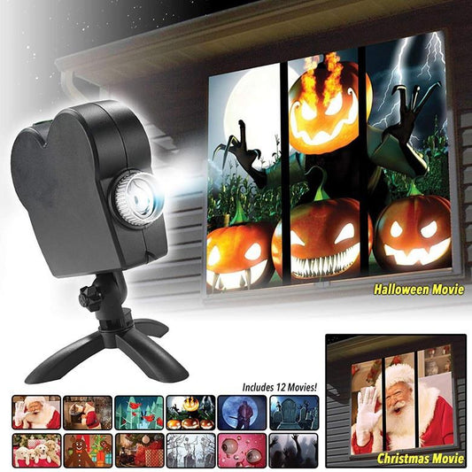Halloween Christmas Window Projector
